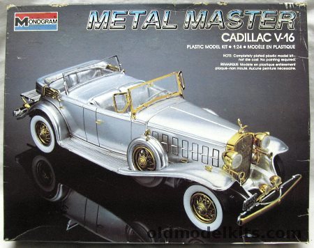 Monogram 1/24 1932 Cadillac V-16 Dual Cowl Phaeton Metal Masters, 2313 plastic model kit